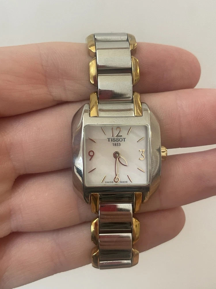 Woman's Tissot 1853 T-Wave Stainless Steel Swiss Made Watch Quartz Movement