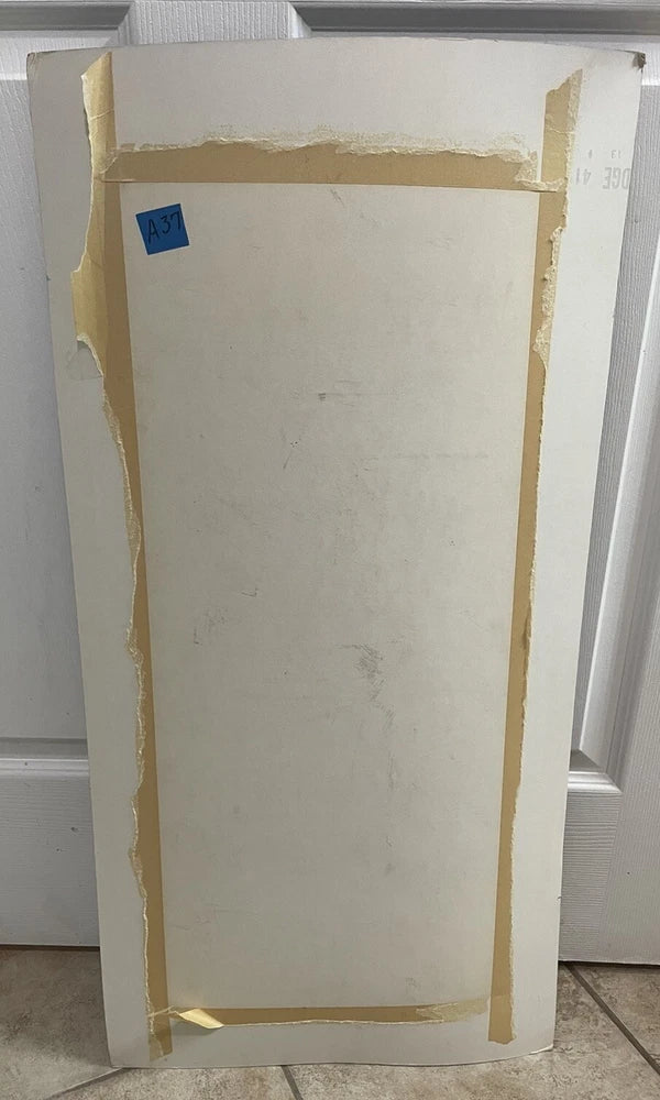 Original Collage Artwork 1985 Artist WES Randy Collett Abstract Futurism 32x16”