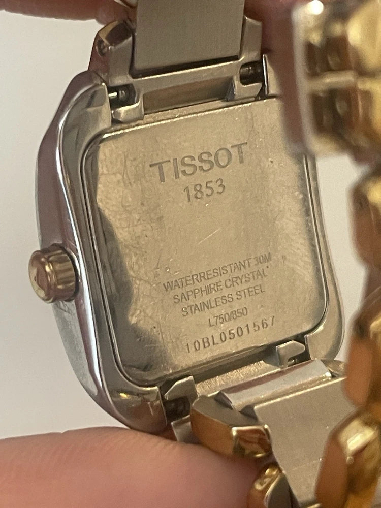 Woman's Tissot 1853 T-Wave Stainless Steel Swiss Made Watch Quartz Movement
