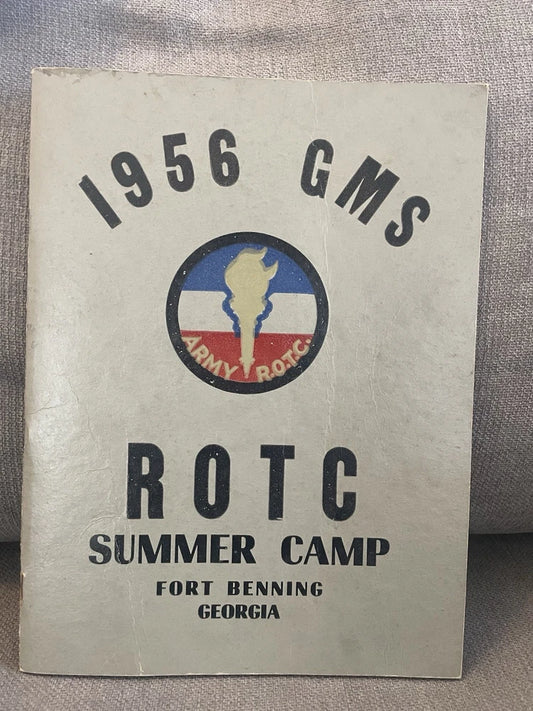 1956 GMS US ARMY ROTC Summer Camp Fort Benning Georgia Military Yearbook