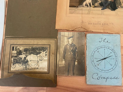 Antique Ephemera & Artwork Job Lot 1800s-1900s Photographs Etchings Lithographs
