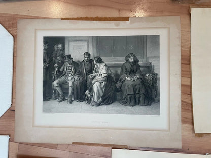 Antique Ephemera & Artwork Job Lot 1800s-1900s Photographs Etchings Lithographs