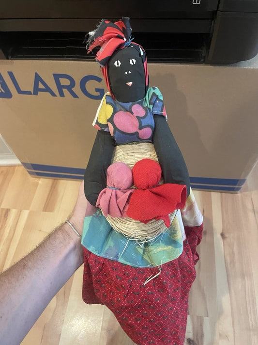 Jamaican Folk Doll Handmade Folk Artwork